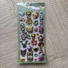 正規品　ぷくキラチャームステッカー　サンリオキャラクターのサムネイル