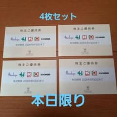 【匿名配送】 H2Oリテイリング株主優待券4枚　阪急百貨店阪神百貨店のサムネイル