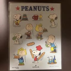 スヌーピー　SNOOPY シール　ステッカー　年代もの　80年代　昭和レトロのサムネイル