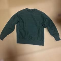 【XL】UNIQLO C オーバーサイズスウェットシャツ 緑