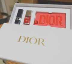 DIOR ノベルティ非売品　ルージュ ディオール 999S サテン セットのサムネイル