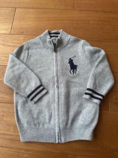 POLO RALPH LAUREN ジップアップ カーディガン グレーのサムネイル