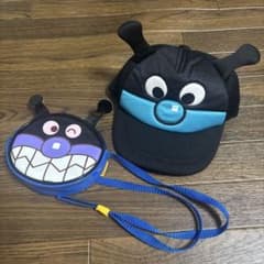 それいけ！アンパンマン ばいきんまん キャップ ポシェット セットのサムネイル