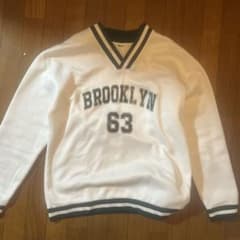 長袖 トレーナー ホワイト BROOKLYN 63のサムネイル