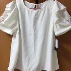 即購入ＯＫ＊しまむら 袖シフォンフリルブラウスのサムネイル