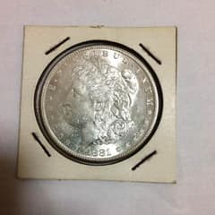 モルガン1881年1ドル銀貨のサムネイル