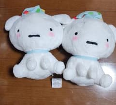 クレヨンしんちゃん シロぬいぐるみ2体セット