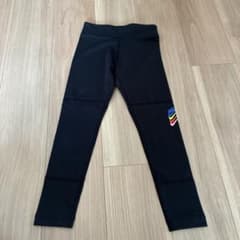 NIKE キッズ レギンス スパッツ ブラック マルチカラーロゴ