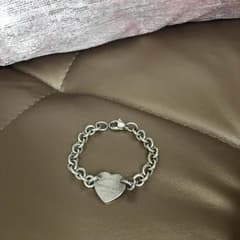 TIFFANY　ハートタグブレスレット　チェーンブレスレットのサムネイル