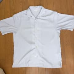 オープンカラー 半袖シャツ ホワイトのサムネイル