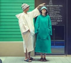 た*ん様 Ryusenji no Yu 竜泉寺の湯 フード付きサウナポンチョ2枚 た*ん様 Ryusenji no Yu 竜泉寺の湯 フード付きサウナポンチョ2枚