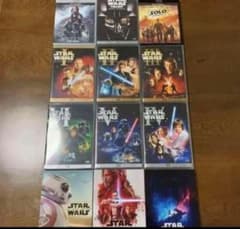 DVD. 다시 갈아입고. 스타 워즈 11 작품 세트입니다.