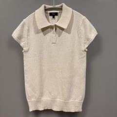 【美品】theory サマーニット半袖ポロシャツ　S size 美品】theory サマーニット半袖ポロシャツ S size - メルカリ
