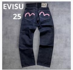 美品】希少 EVISU エヴィス 日本製 25 ピンク カモメ 青耳 濃紺 - メルカリ