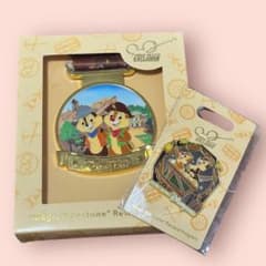 香港ディズニー チップとデール ピンバッジ 2種セット - メルカリ