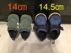 専用です  スニーカー 14㎝ 14.5㎝ 二足セットのサムネイル