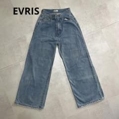 値下げ⏰EVRIS ダメージワイドデニムパンツのサムネイル