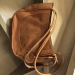 ブラウン レザー ショルダーバッグのサムネイル