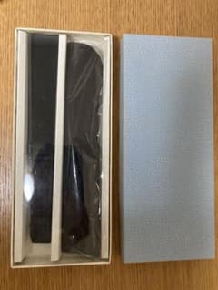 扇子 黒色 収納袋付きのサムネイル