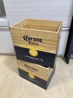 コロナビール木箱　新品未使用のサムネイル