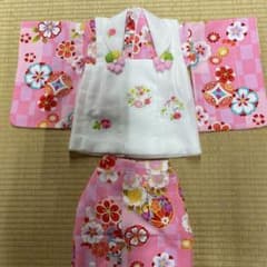 式部浪漫ポリエステルベビー2部式ヒフセット、帯付きのサムネイル
