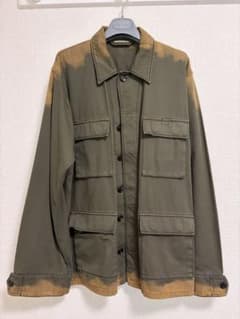 マルニ ブリーチ加工 ブルデニム ミリタリー ジャケット 20SSのサムネイル
