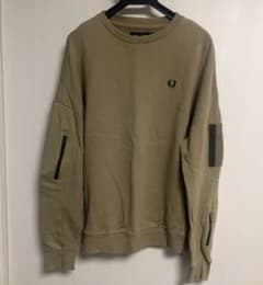 FRED PERRY ポケットスウェット カーキのサムネイル