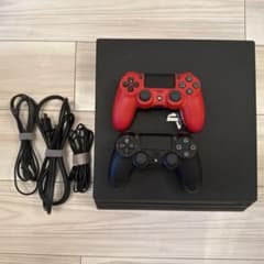 PlayStation 4 Pro 本体 コントローラー2個付きのサムネイル