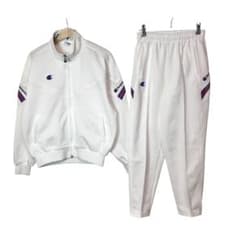 美品　90s チャンピオン　ヴィンテージジャージ上下セットアップ　上O 下L 美品 90s チャンピオン ヴィンテージジャージ上下セットアップ 上O 下L