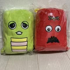 ガチャピン・ムック　巾着付きひざかけ　TAITO限定　新品未開封タグ付き