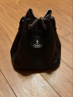 Vivienne Westwood 巾着 ショルダーバッグ ブラック オーブのサムネイル