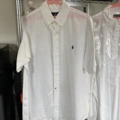 Ralph Lauren ホワイトリネンシャツ Mのサムネイル