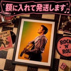 入手困難品　エルビス　プレスリー　タワーレコード　B1サイズ　ポスター　当時品 コレクター必見！エルヴィス・プレスリー ロカビリー 貴重な額付き