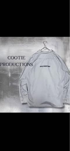 ⭐︎人気⭐︎cootie productions バックロゴ長袖ワークシャツ　Mのサムネイル