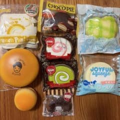 スクイーズ まとめ売り パン スイーツ 9点セットのサムネイル