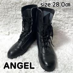 【極美品】ANGEL(エンゼル)産業用ブーツ 消防用作業靴 ブラック 28cm 極美品】ANGEL(エンゼル)産業用ブーツ 消防用作業靴 ブラック 28cm