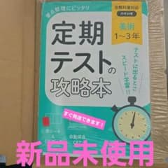 【2025改訂　最新版】定期テストの攻略本 美術 1〜3年のサムネイル