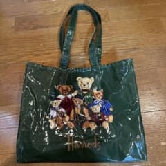 Harrods ハロッズ テディベア トートバッグのサムネイル