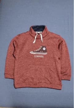 CONVERSE 赤 ハイネックパーカーのサムネイル