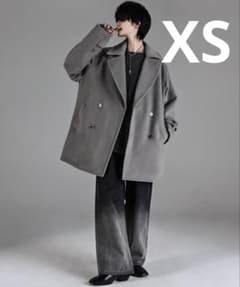 【ADRER】Beaver melton over P-coat グレー XSのサムネイル