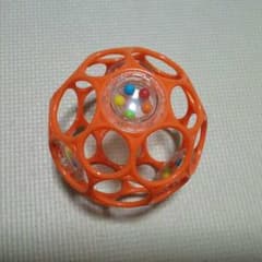 オーボール　ラトル　オレンジのサムネイル