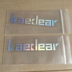 kaeclear ステッカー 2枚セット ホログラム
