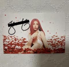 BLACKPINK ジェニ 直筆サイン ルビー Ruby アメリカ限定 - メルカリ