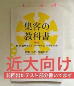 集客の教科書 M―In―Dサイクル・マーケティングのすすめ 近畿大学向けのサムネイル