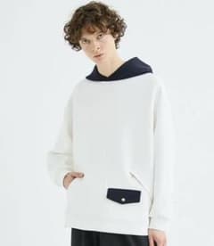 cullni ホワイトネイビーパーカーのサムネイル