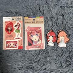 五等分の花嫁 中野五月 ステッカー ラバーストラップ セットのサムネイル