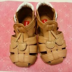 ミキハウス♡ソフトレザーサンダルのサムネイル