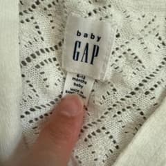 baby GAP カーディガン ホワイト 6-12ヶ月のサムネイル