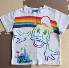 美品‼︎ディズニーレインボーＴシャツのサムネイル