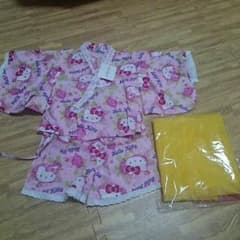 【90】新品キティちゃん甚平のサムネイル
